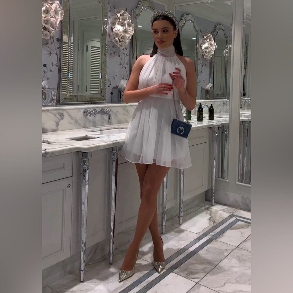 Open back dress